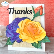 Elizabeth Crafts Die - Romantic Revival / Layered Rose